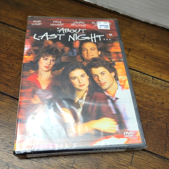 About Last Night DVD Sealed Demi Moore Rob Lowe James Belushi - Picture 1 of 3